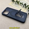 قاب گوشی iPhone 15 Pro Max آیفون اورجینال برلیا Berlia ضد ضربه مات هولدر دار مگ سیف دار محافظ لنزدار رینگی سرمه ای کد 93172