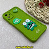 قاب گوشی Galaxy A05 سامسونگ سیلیکونی Solid عروسکی برجسته محافظ لنزدار طرح غورباقه کیوت سبز کد 93182
