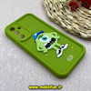 قاب گوشی Galaxy A54 سامسونگ سیلیکونی Solid عروسکی برجسته محافظ لنزدار طرح هیولاها کیوت سبز کد 93193