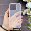 قاب گوشی iPhone 16 Pro آیفون اورجینال spigen طرح LIQUID CRYSTAL طلقی شیشه ای شفاف محافظ لنز دار کد 93209