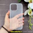 قاب گوشی iPhone 16 Pro Max آیفون اورجینال spigen طرح LIQUID CRYSTAL طلقی شیشه ای شفاف محافظ لنز دار کد 93211