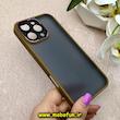 قاب گوشی iPhone 16 Pro Max آیفون اورجینال Q SERIES ضد ضربه مات Zoom Lens دودی دیزرت کد 93216