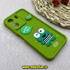 قاب گوشی Redmi 13C / Poco C65 شیائومی سیلیکونی Solid عروسکی برجسته محافظ لنزدار غورباقه کیوت سبز کد 93246
