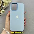 قاب گوشی iPhone 13 Pro Max آیفون مدل PVD اورجینال کرومی ضد خش پشت گلس شیشه ای Classic Fit آبی روشن کد 93290