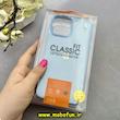 قاب گوشی iPhone 13 Pro Max آیفون مدل PVD اورجینال کرومی ضد خش پشت گلس شیشه ای Classic Fit آبی روشن کد 93290