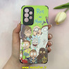 قاب گوشی Galaxy A53 سامسونگ کبریتی چرمی محافظ لنزدار کپسولی طرح Rick & Morty کد 100502