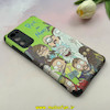 قاب گوشی Galaxy S20 FE سامسونگ کبریتی چرمی محافظ لنزدار کپسولی طرح Rick & Morty کد 100514