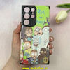 قاب گوشی Galaxy S23 Ultra سامسونگ کبریتی چرمی محافظ لنزدار کپسولی طرح Rick & Morty کد 100525