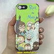 قاب گوشی iPhone 7 / iPhone 8 / iPhone SE 2020 / iPhone SE 2022 آیفون کبریتی چرمی محافظ لنزدار کپسولی طرح Rick & Morty کد 100530