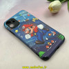 قاب گوشی iPhone 11 آیفون کبریتی چرمی محافظ لنزدار کپسولی طرح سوپر ماریو قارچ خور کد 100533