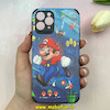 قاب گوشی iPhone 11 Pro آیفون کبریتی چرمی محافظ لنزدار کپسولی طرح سوپر ماریو قارچ خور کد 100536