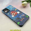 قاب گوشی iPhone 12 Pro Max آیفون کبریتی چرمی محافظ لنزدار کپسولی طرح سوپر ماریو قارچ خور کد 100540