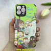 قاب گوشی iPhone 13 Pro Max آیفون کبریتی چرمی محافظ لنزدار کپسولی طرح Rick & Morty کد 100545