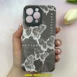 قاب گوشی iPhone 13 Pro آیفون کبریتی چرمی محافظ لنزدار کپسولی طرح پروانه کد 100546