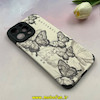 قاب گوشی iPhone 14 Pro Max آیفون کبریتی چرمی محافظ لنزدار کپسولی طرح پروانه کد 100550