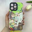 قاب گوشی iPhone 15 Pro Max آیفون کبریتی چرمی محافظ لنزدار کپسولی طرح Rick & Morty کد 100553