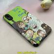 قاب گوشی iPhone X / iPhone XS آیفون کبریتی چرمی محافظ لنزدار کپسولی طرح Rick & Morty کد 100559