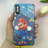 قاب گوشی iPhone X / iPhone XS آیفون کبریتی چرمی محافظ لنزدار کپسولی طرح سوپر ماریو قارچ خور کد 100560