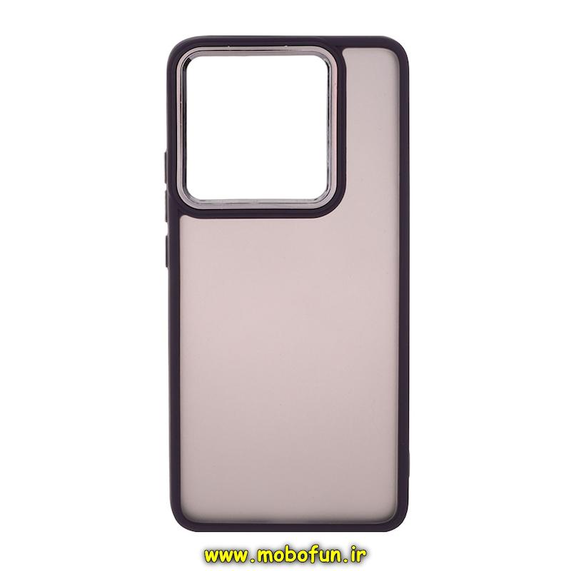 قاب گوشی Xiaomi 13T / Xiaomi 13T Pro شیائومی پشت مات متال کیس دور سیلیکونی بنفش کد 73000