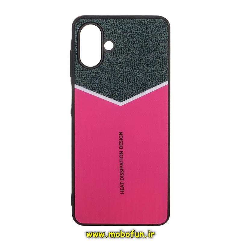 قاب گوشی Galaxy A07 سامسونگ پشت گلس آینه ای Heat سرخابی کد 93371