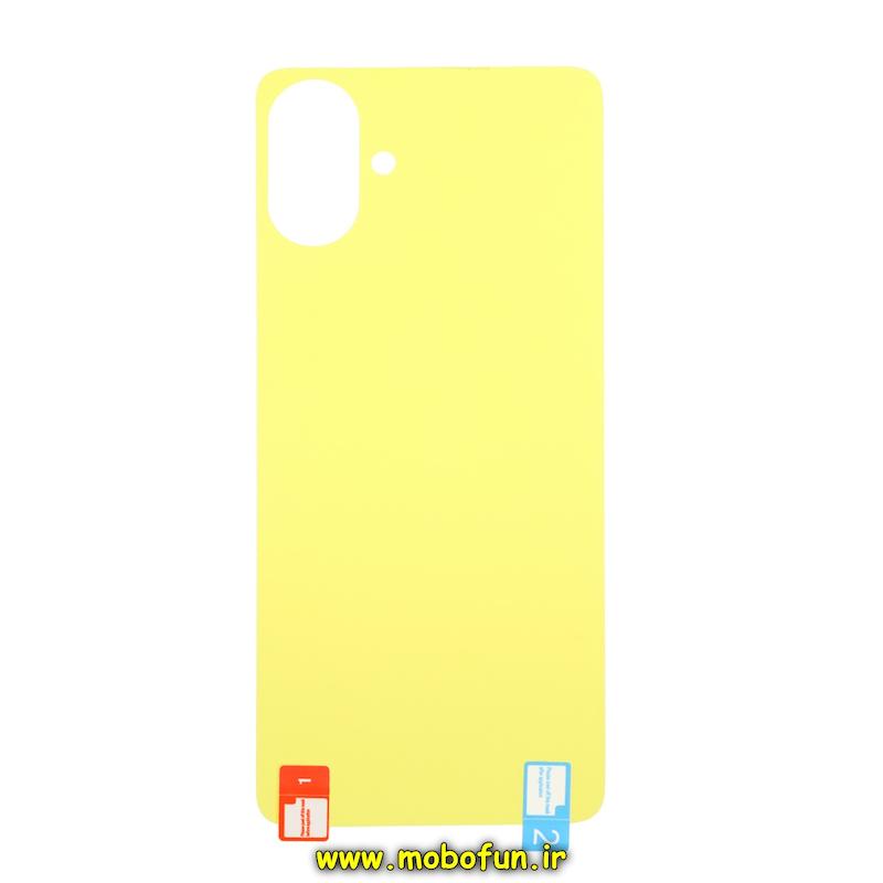 برچسب پشت Galaxy A07 سامسونگ محافظ گوشی نانو بی رنگ شفاف کد 93398