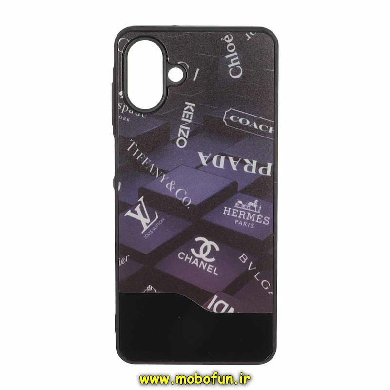 قاب گوشی Galaxy A07 سامسونگ طرح برند سخت HARD دوتکه مشکی کد 93413