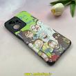 قاب گوشی Redmi Note 12 4G شیائومی کبریتی چرمی محافظ لنزدار کپسولی طرح Rick & Morty کد 100579