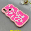 قاب گوشی Galaxy A10S سامسونگ سیلیکونی سولید SOLID منحنی سه بعدی برجسته عروسکی محافظ لنز دار طرح Barbie صورتی کد 100735