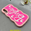 قاب گوشی Galaxy A30S / Galaxy A50S / Galaxy A50 سامسونگ سیلیکونی سولید SOLID منحنی سه بعدی برجسته عروسکی محافظ لنز دار طرح Barbie صورتی کد 100748