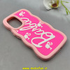 قاب گوشی Galaxy A53 سامسونگ سیلیکونی سولید SOLID منحنی سه بعدی برجسته عروسکی محافظ لنز دار طرح Barbie صورتی کد 100760