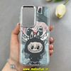 قاب گوشی Galaxy A36 / A56 سامسونگ لاکچری اورجینال فانتزی رزینی طرح لبوبو Labubu لنز کرومی کد 1-15-100642