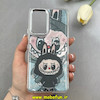 قاب گوشی Galaxy A53 سامسونگ لاکچری اورجینال فانتزی رزینی طرح لبوبو Labubu لنز کرومی کد 1-15-100650