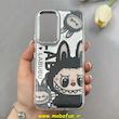 قاب گوشی Galaxy A54 سامسونگ لاکچری اورجینال فانتزی رزینی طرح لبوبو Labubu لنز کرومی کد 1-15-100658