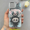 قاب گوشی iPhone 13 / iPhone 14 آیفون لاکچری اورجینال فانتزی رزینی طرح لبوبو Labubu لنز کرومی کد 1-15-100677