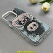 قاب گوشی iPhone 16 Pro Max آیفون لاکچری اورجینال فانتزی رزینی طرح لبوبو Labubu لنز کرومی کد 1-15-100689