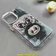 قاب گوشی iPhone 16 آیفون لاکچری اورجینال فانتزی رزینی طرح لبوبو Labubu لنز کرومی کد 1-15-100691