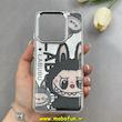 قاب گوشی Redmi Note 13 4G شیائومی لاکچری اورجینال فانتزی رزینی طرح لبوبو Labubu لنز کرومی کد 1-15-100699
