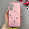 قاب گوشی Galaxy A56 سامسونگ اورجینال SO COOL سوکول براق طرح مگ سیف محافظ لنزدار اسپرت Sport صورتی کد 1-15-100362