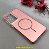 قاب گوشی Galaxy S21 FE سامسونگ اورجینال SO COOL سوکول براق طرح مگ سیف محافظ لنزدار اسپرت Sport صورتی کد 1-15-100366