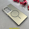قاب گوشی Galaxy S23 Ultra سامسونگ اورجینال SO COOL سوکول براق طرح مگ سیف محافظ لنزدار اسپرت Sport خاکستری کد 1-15-100373