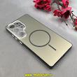 قاب گوشی Galaxy S25 Ultra سامسونگ اورجینال SO COOL سوکول براق طرح مگ سیف محافظ لنزدار اسپرت Sport خاکستری کد 1-15-100380
