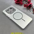 قاب گوشی Xiaomi Redmi Note 14 Pro 4G شیائومی اورجینال SO COOL سوکول براق طرح مگ سیف محافظ لنزدار اسپرت Sport نقره ای کد 1-15-100398