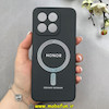 قاب گوشی Honor X6B آنر سیلیکونی دیفندر Diffender طرح مگ سیف محافظ لنزدار مشکی کد 1-15-100410