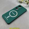 قاب گوشی Honor X7B آنر سیلیکونی دیفندر Diffender طرح مگ سیف محافظ لنزدار سبز کد 1-15-100417