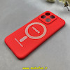 قاب گوشی Honor X8B آنر سیلیکونی دیفندر Diffender طرح مگ سیف محافظ لنزدار قرمز کد 1-15-100423