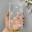 قاب گوشی Galaxy A36 سامسونگ طلقی Hard شفاف رزینی برجسته اکلیلی شاین طرح پاپیونی کیوت کد 1-15-100279