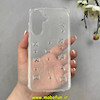 قاب گوشی Galaxy A56 سامسونگ طلقی Hard شفاف رزینی برجسته اکلیلی شاین طرح پاپیونی کیوت کد 1-15-100286