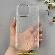 قاب گوشی iPhone 14 Pro Max آیفون طلقی Hard شفاف رزینی برجسته اکلیلی شاین طرح پاپیونی کیوت کد 1-15-100292