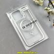 قاب گوشی iPhone 15 Pro Max آیفون اورجینال Creative Case پشت مات مگ سیف دار Magsafe استندشو نقره ای کد 1-15-100329