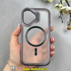 قاب گوشی iPhone 16 آیفون اورجینال Creative Case پشت مات مگ سیف دار Magsafe استندشو مشکی کد 1-15-100333